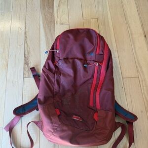 The North Face Pinyon Backpack Daypack Orange Laptop Holder TS2
